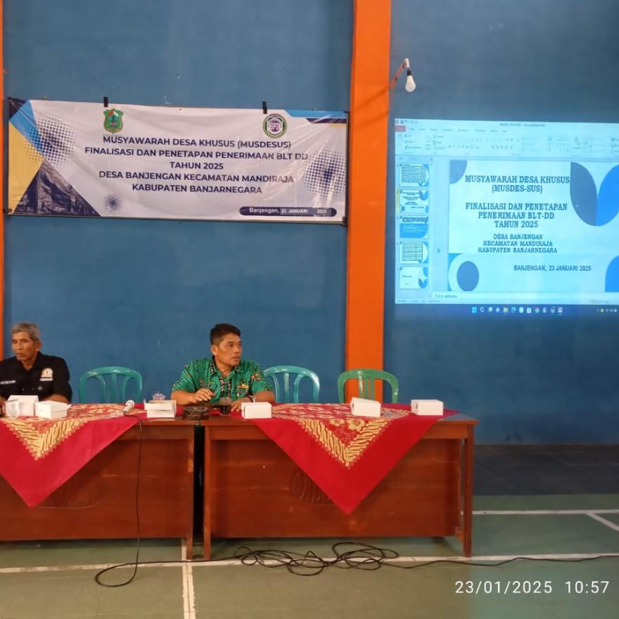 MUSDES-SUS BLT DD TAHUN ANGGARAN  2025